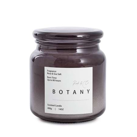 Scented Candle Botany Jar Rose & Water Lily 150g