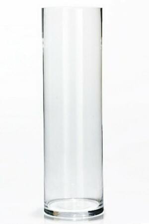 20cm Cylinder Vase - glass