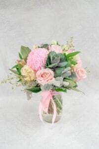 Seasonal Flowers in a Jar 