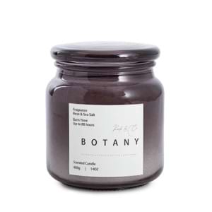  Scented Candle Botany Jar Rose & Sea Salt 400g 